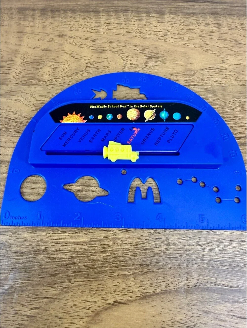 Vintage 1994 McDonald's Magic School Bus Happy Meal Toys Collector Cards Rulers